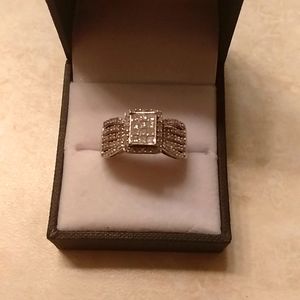 925 diamond promise ring